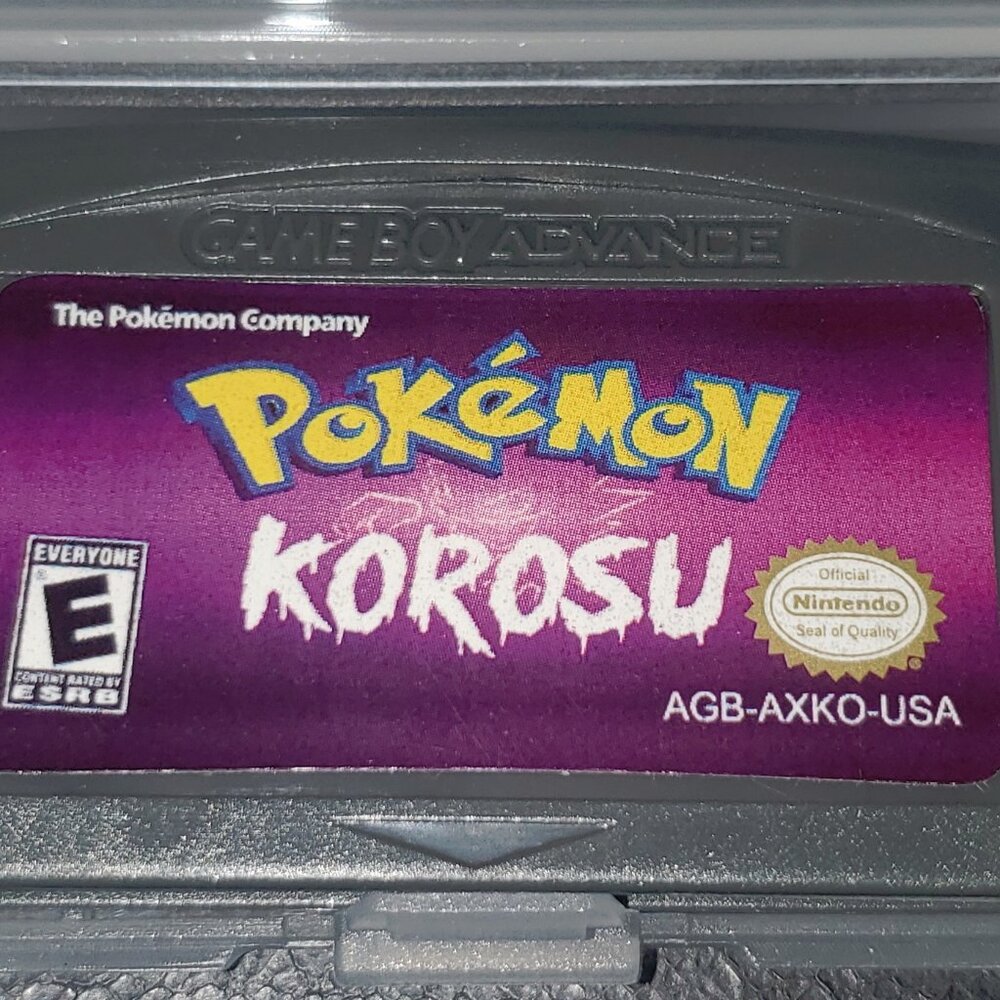 Pokemon Korosu GBA ROM Hack Game Gameboy Advance